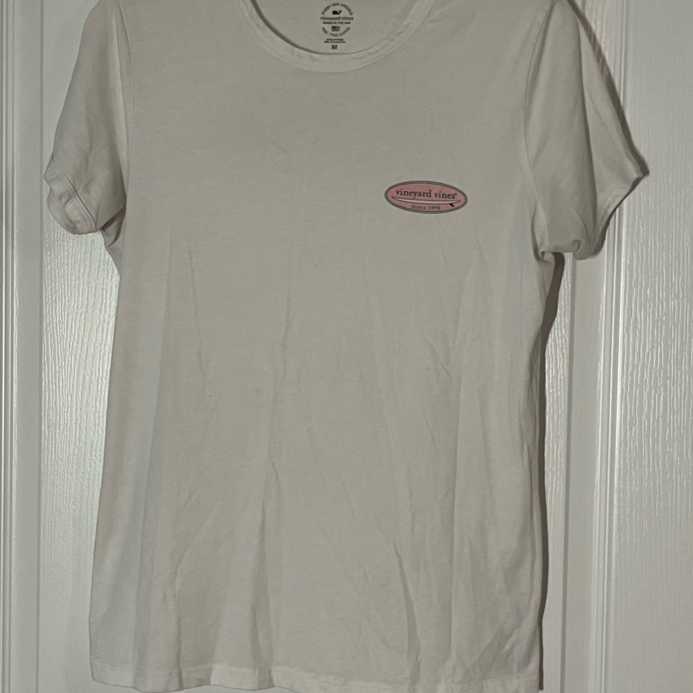 Vineyard Vines Women's White Short Sleeve Tee